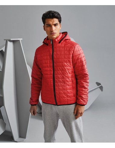 278-TS023-Veste à capuche Honeycomb homme